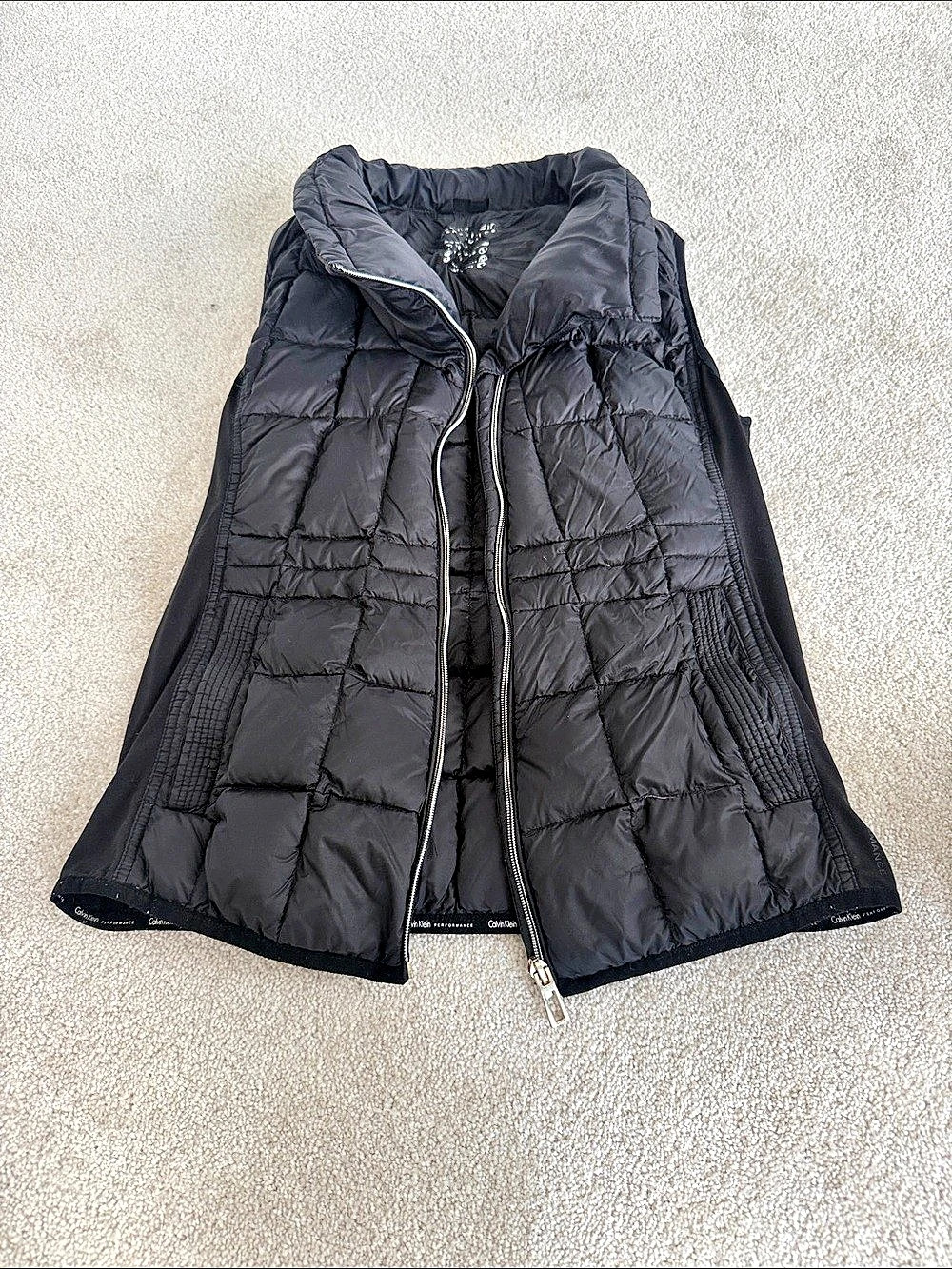 Calvin Klein Performance Black Quilted Puffer Vest